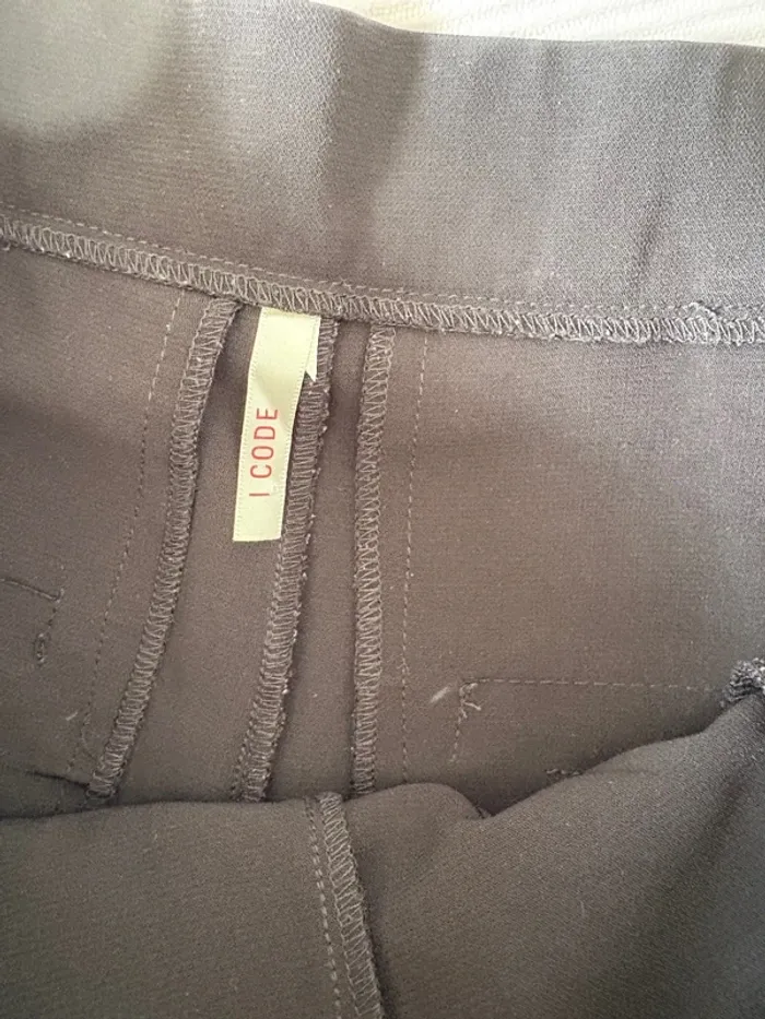 Pantalon portefeuille noir I.Code taille 36 - photo numéro 4