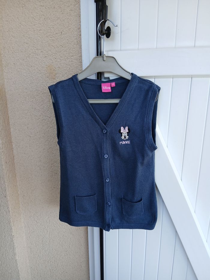 Gilet sans manches filles disney 7/8 ans
