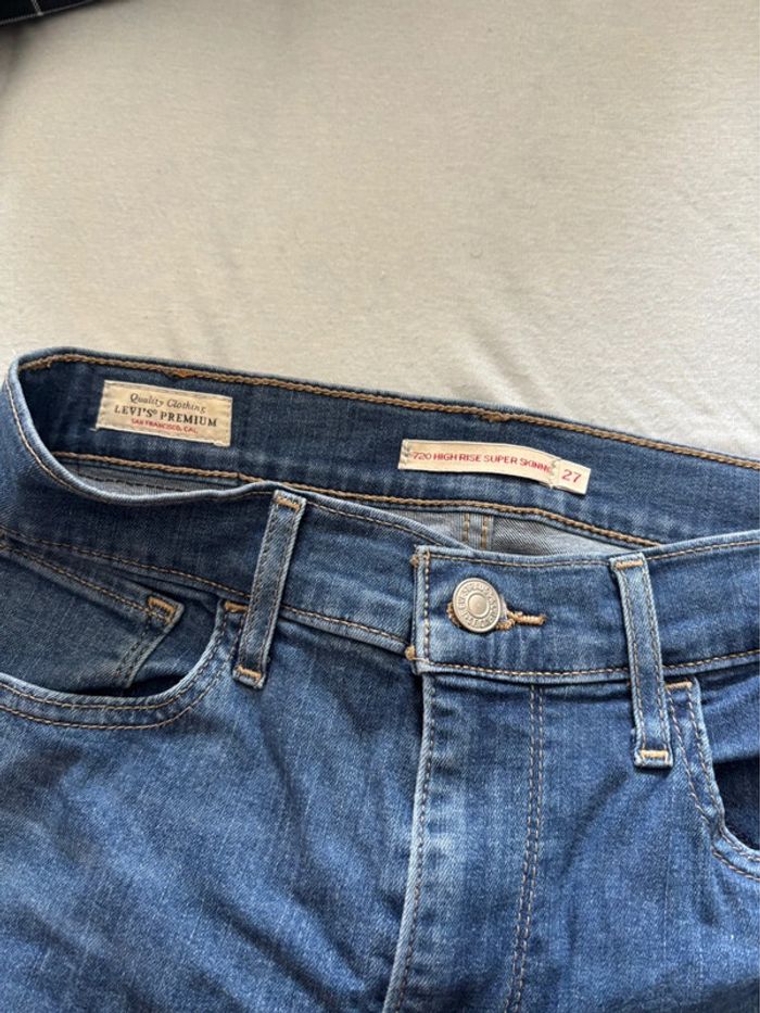 Jean Levis 720 High Rise Super Skinny - photo numéro 5