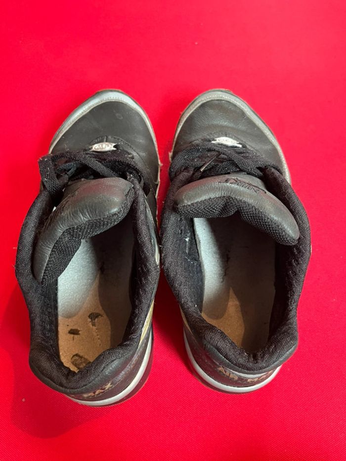 Baskets chaussures Nike Air Max rétro vintage 38.5 noir gris - photo numéro 10