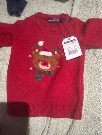 Pull de Noël sergent major garçon