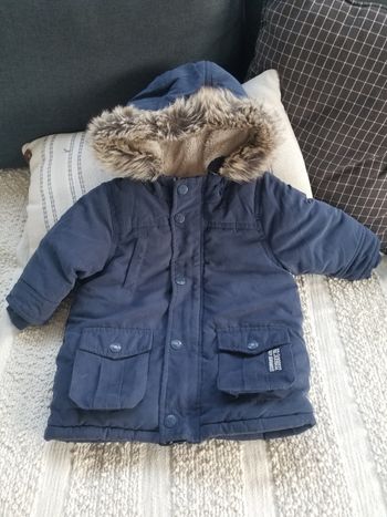Manteau fourré 9 mois