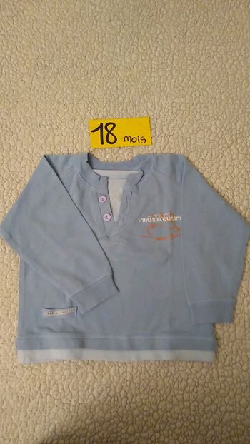 Tee-shirt épais manches longues 18M