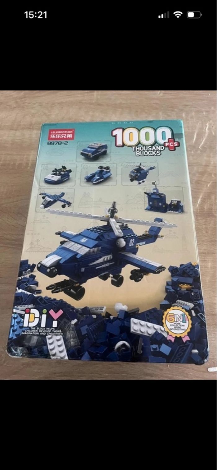 Jeu de construction Police 6-en-1 (Style LEGO) - 1000 pièces - photo numéro 3