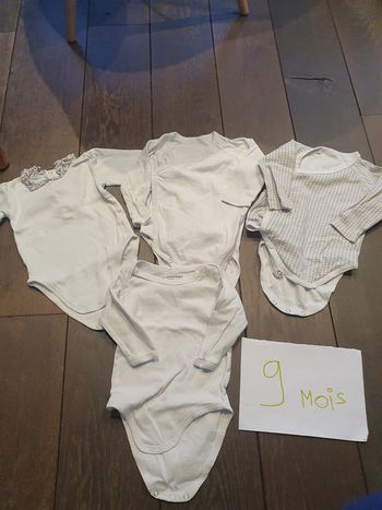 Lot de body manches longues