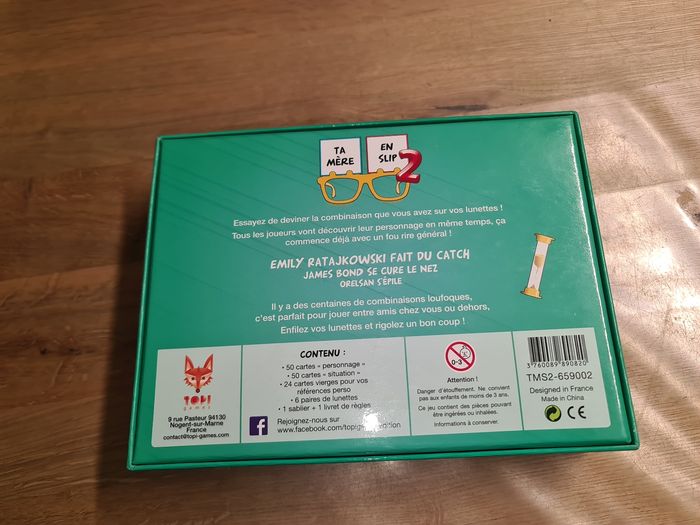 Comme neuf jeu de société Ta Mère En Slip 2 des éditions Topi  Games - photo numéro 3