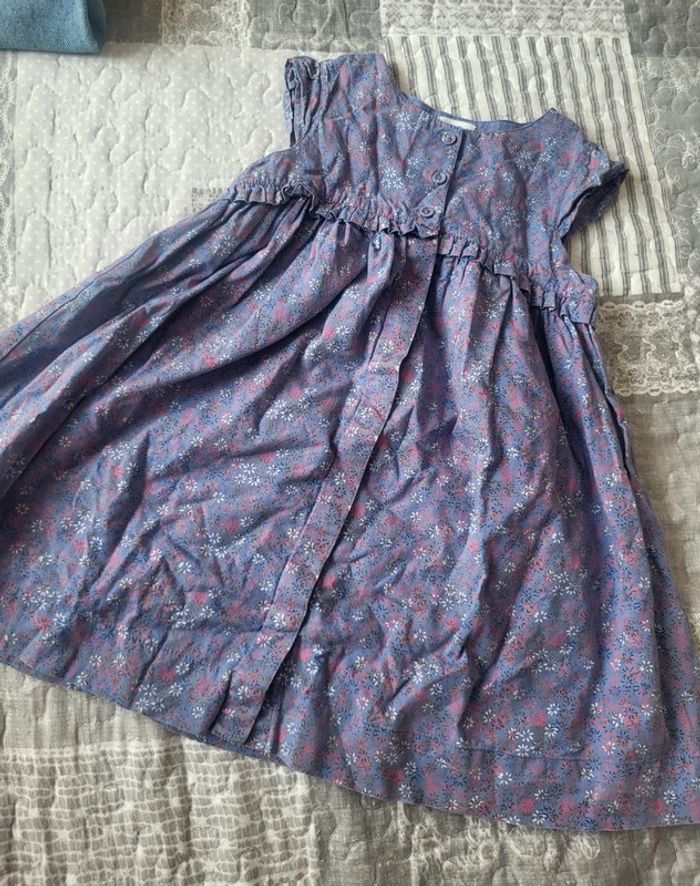 Robe à fleurs 24 mois