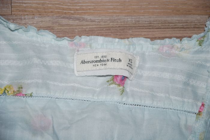 tunique blouse Abercrombie & Fitch femme été fleuri taille XS 34 - photo numéro 2