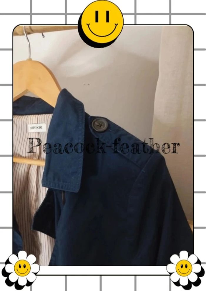 Veste caban bleue Pimkie 38 - photo numéro 9