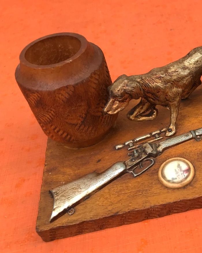 Années 1950 Nécessaire de fumeur Bois sculpté - photo numéro 6