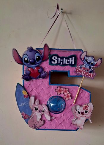 Pinata anniversaire stitch 