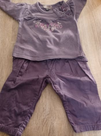 Ensemble jean bourget  6 mois