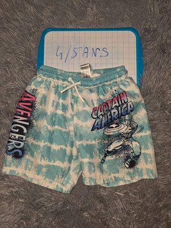 Short de bain marvel