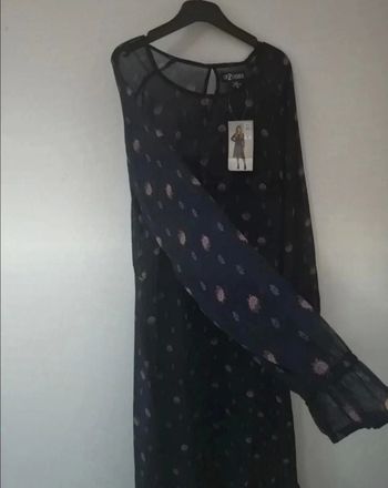 Robe mousseline fleurie neuf