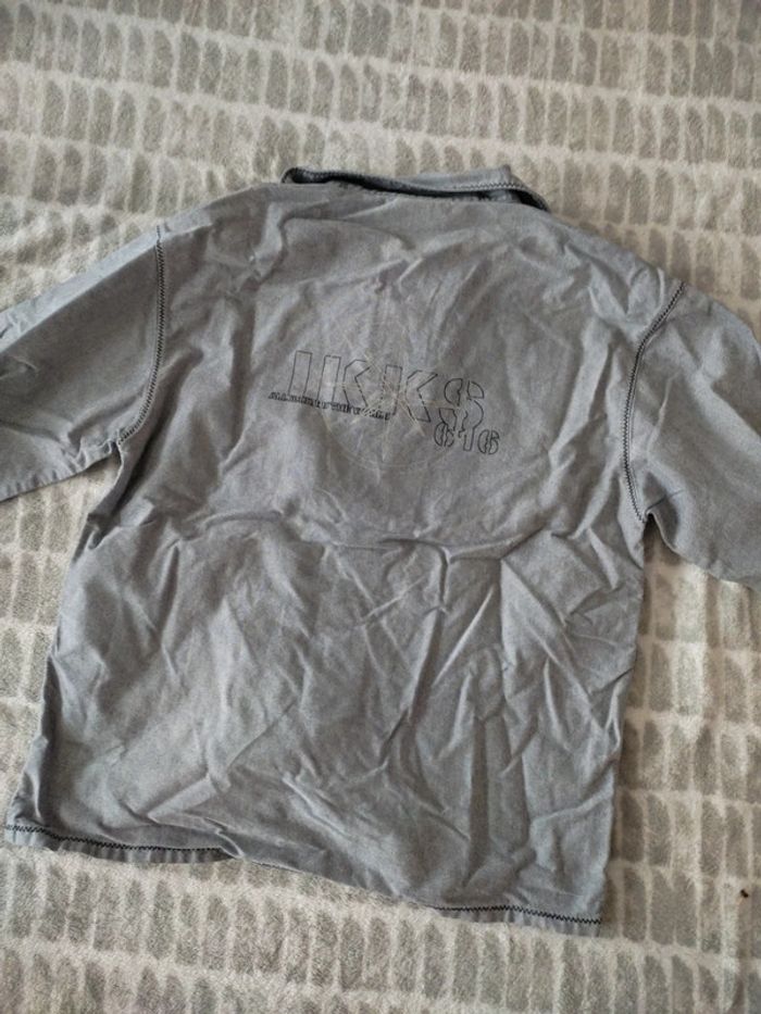 Chemise jeans bleu IKKS 10 ans - photo numéro 4