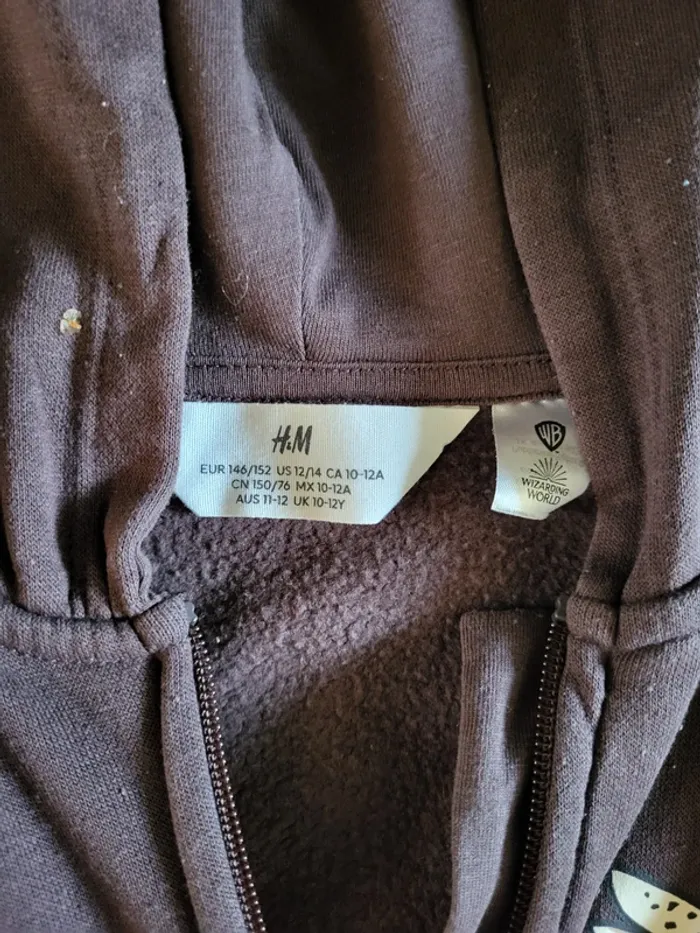Pull capuche Harry Potter H&M 146 cm 11 ans - photo numéro 2