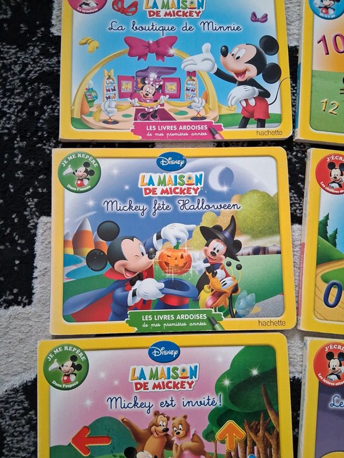 Lot de 6 livres ardoises La Maison de Mickey - photo numéro 3