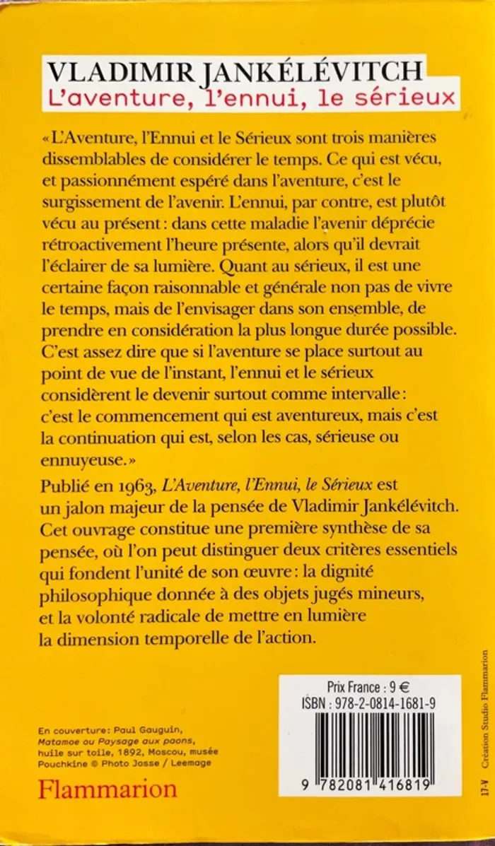 L'aventure, l'ennui, le sérieux - photo numéro 2