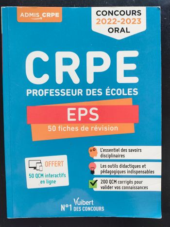Annales Admis CRPE 2022-2023 EPS