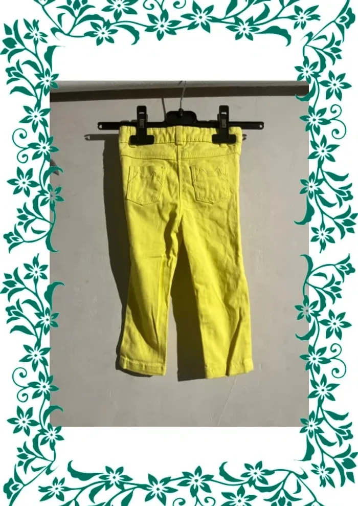 Pantalon jaune 9mois - photo numéro 2