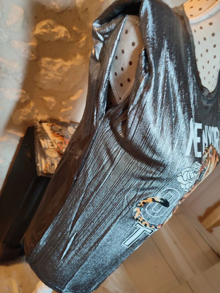 T shirt imprimé tigre - photo numéro 5