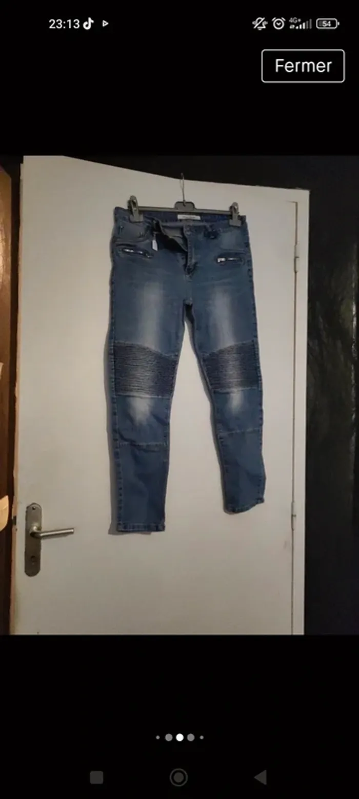 Jean bleu - photo numéro 5