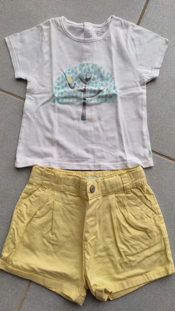 Ensemble t-shirt / short Obaibi T.18 M