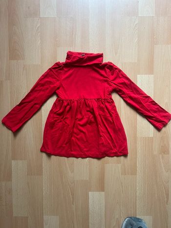Robe fille 4ans rouge