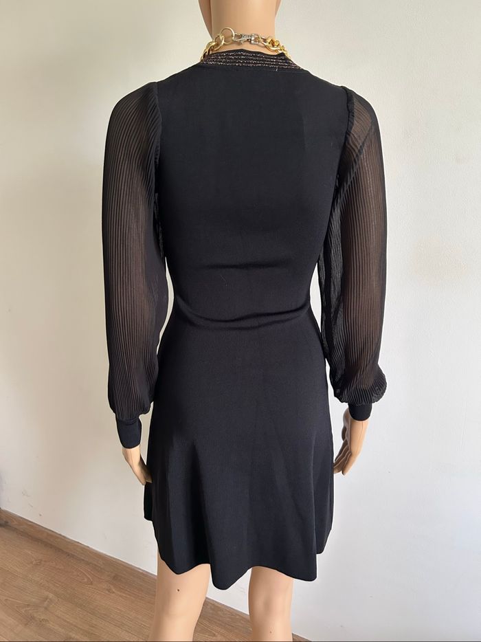 Robe noire neuve à manches longues Morgan taille XS (valeur 65€) - photo numéro 5