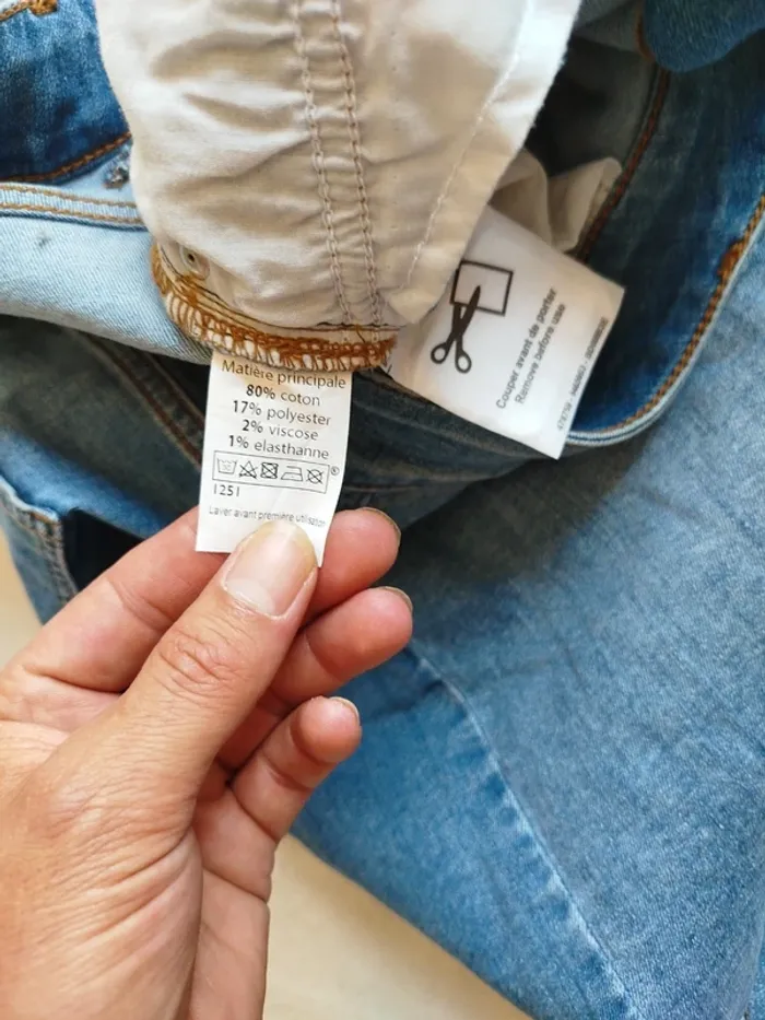 Jupe en jean Sincère taille 44 - photo numéro 4