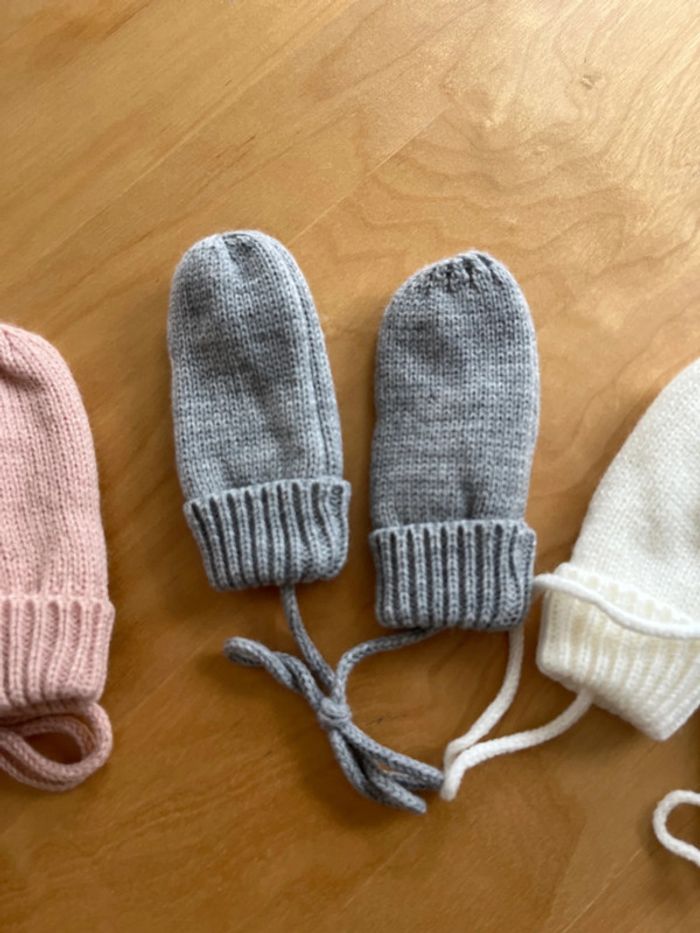 Lot de 3 paires de Moufle bébé - photo numéro 3