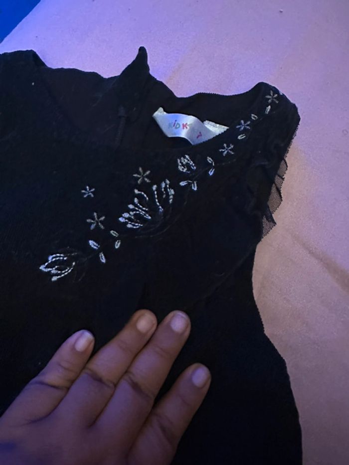 Robe noir velour - photo numéro 2