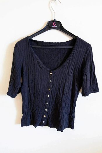 C48 blouse noir La redoute M