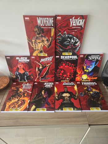 Lot de 10 livres comics marvel