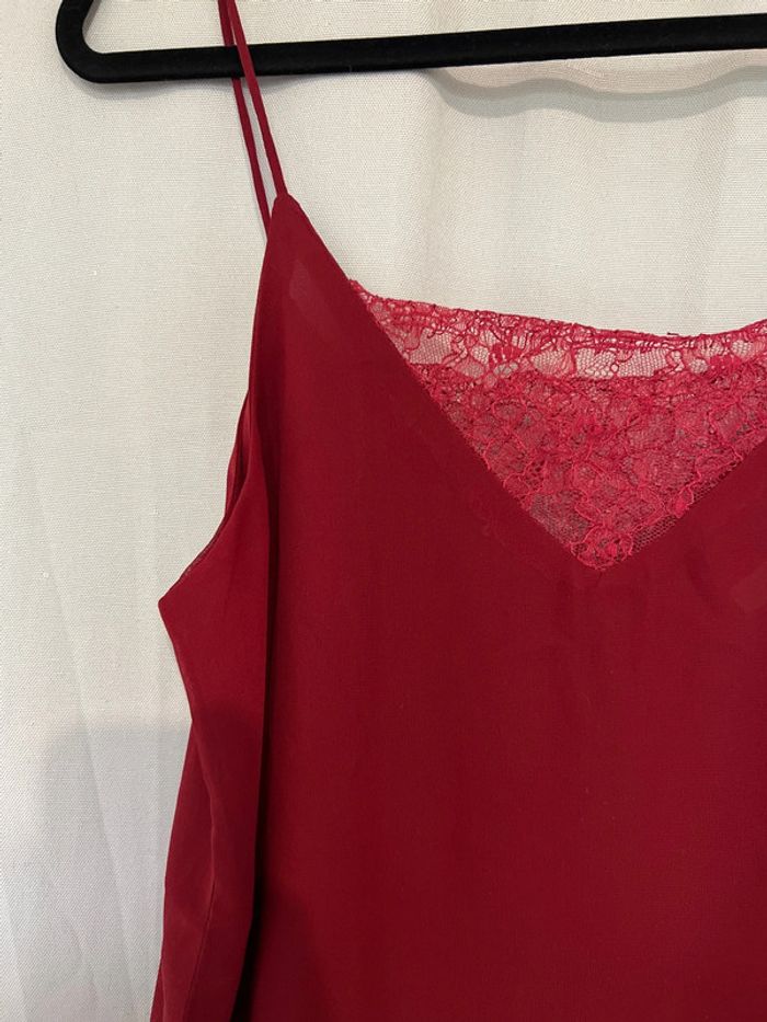 Haut à bretelles rouge - photo numéro 2