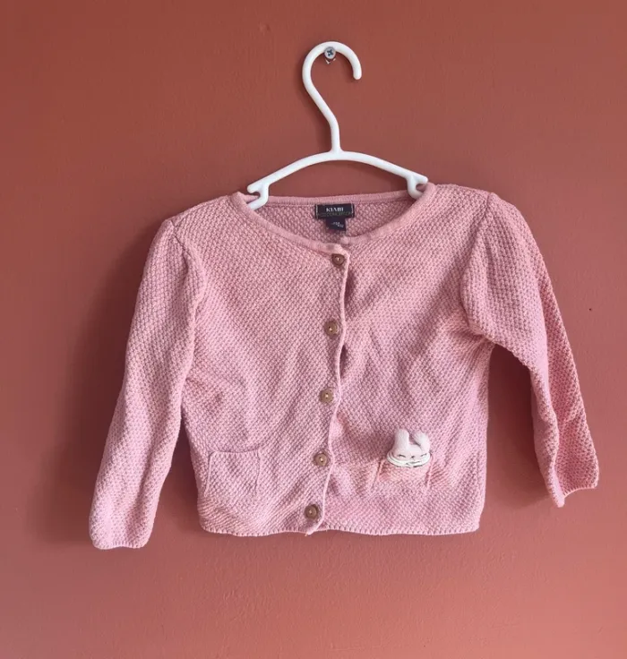Gilet rose Kiabi