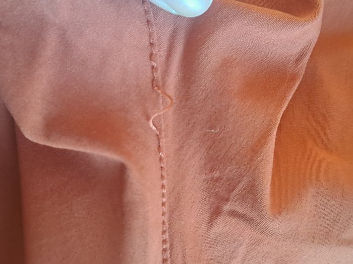 Pantacourt Orange Taille 48 - photo numéro 8