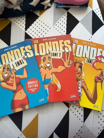 BD les blondes tome 1/2/3