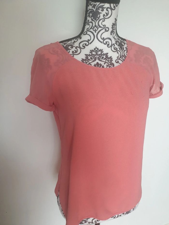 Haut effet crêpe couleur pastel