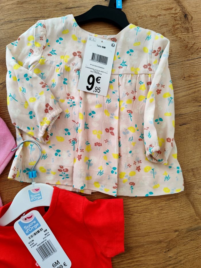 Lot vêtements 6 mois fille neuf - photo numéro 4