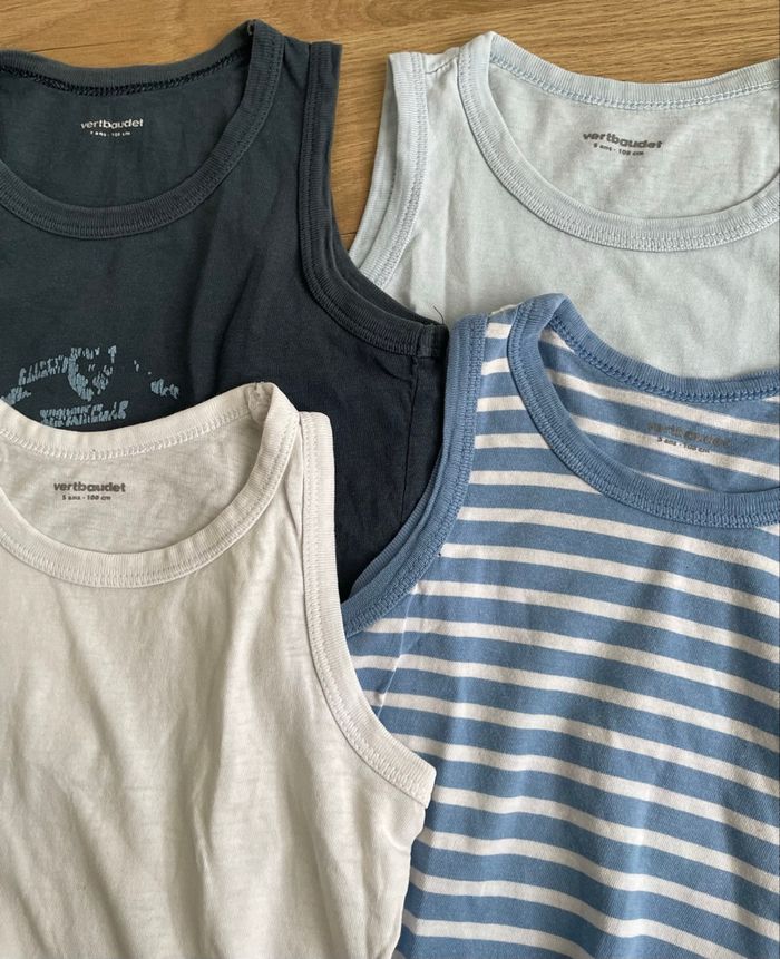 Lots 6 T-Shirts Débardeurs Vertbaudet Garçon Taille 5 ans Vertbaudet - photo numéro 6