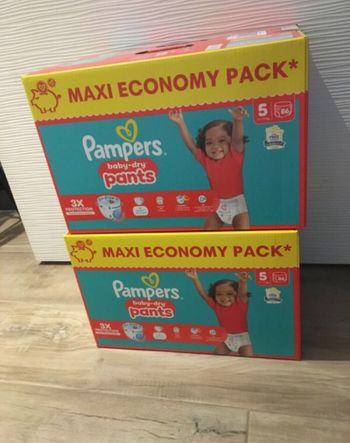 172 couches Pampers baby dry pants taille 5