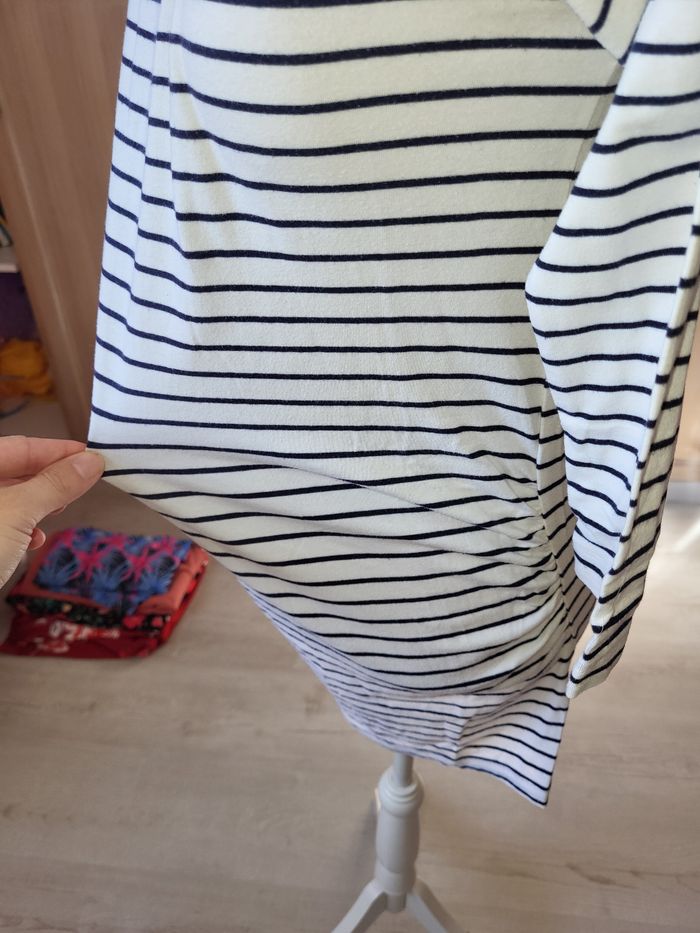 Haut marinière grossesse M - photo numéro 2