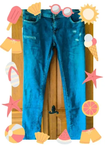 Pantalon jeans slim destroy Kaporal neuf avec étiquettes