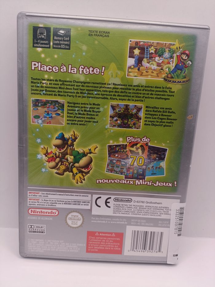 Jeu GC Mario party 5 - photo numéro 2