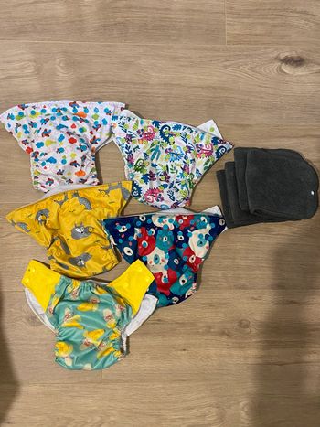 Couches lavables lot de 6