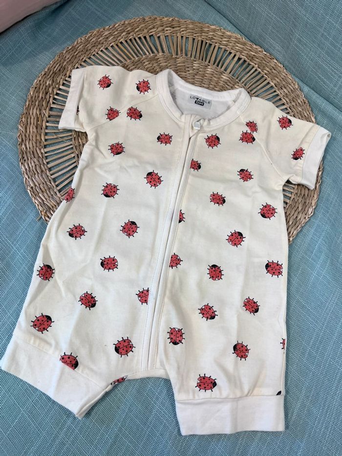 Pyjama short été taille 3 mois DIM
