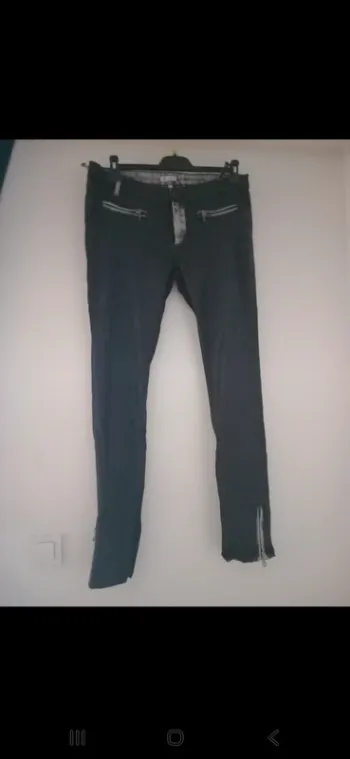 Jean simili cuir noir – Kookaï – Taille 44