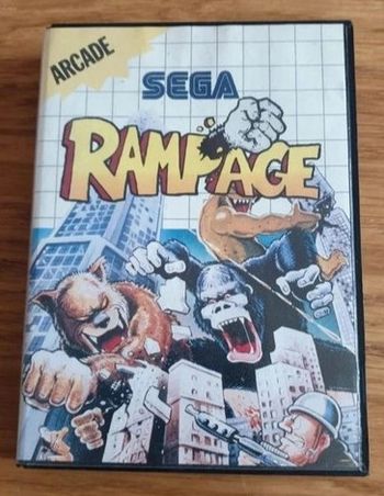 Jeu Rampage / jeu SEGA Master System / Midway - Activision / 1988 complet