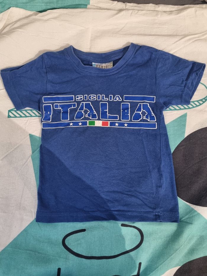 Lot 2 tshirt Italie 3ans